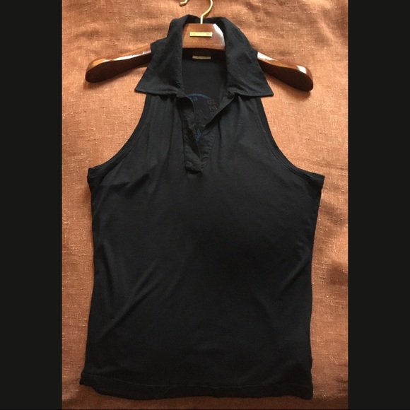 REPLAY Collar Tank Top, Stamps Razor Back T-Shirt - Picture 2 of 5